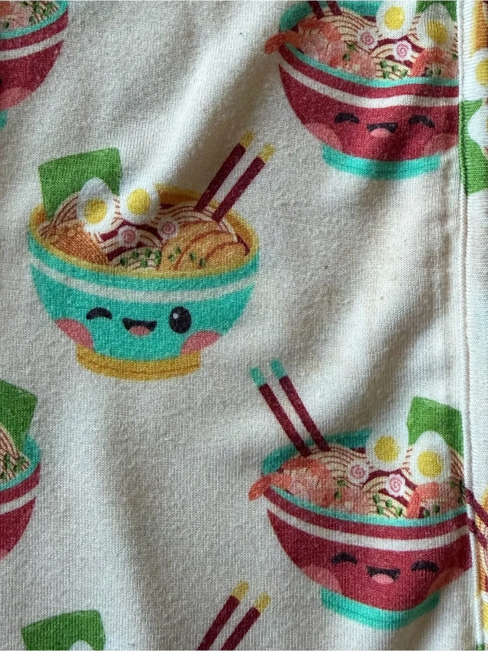 Bums & Roses Ramen Bamboo Convertible Zippy Pajamas 18-24M